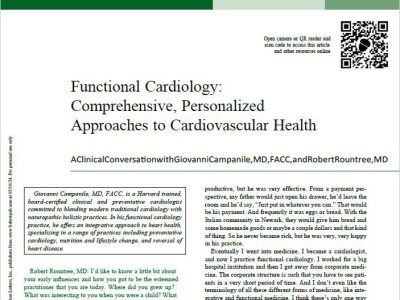 Tailored, Integrative Strategies for Cardiovascular Wellness – A Conversation with Dr G. Campanile