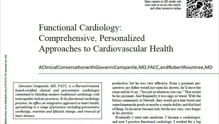 Tailored, Integrative Strategies for Cardiovascular Wellness - A Conversation with Dr G. Campanile